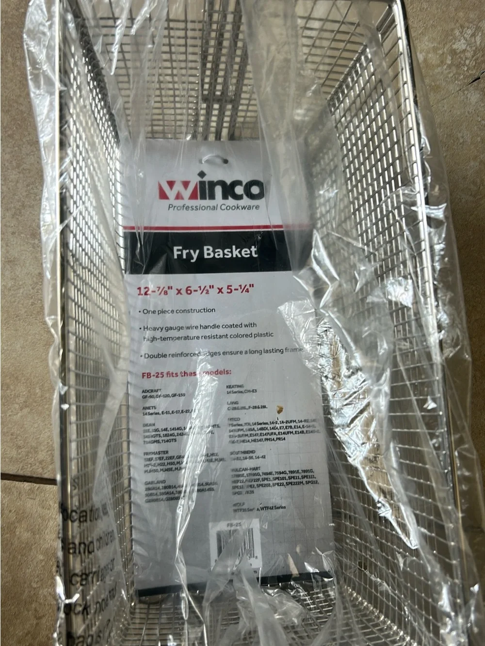 Silver Fry Basket - Professional Wire Mesh